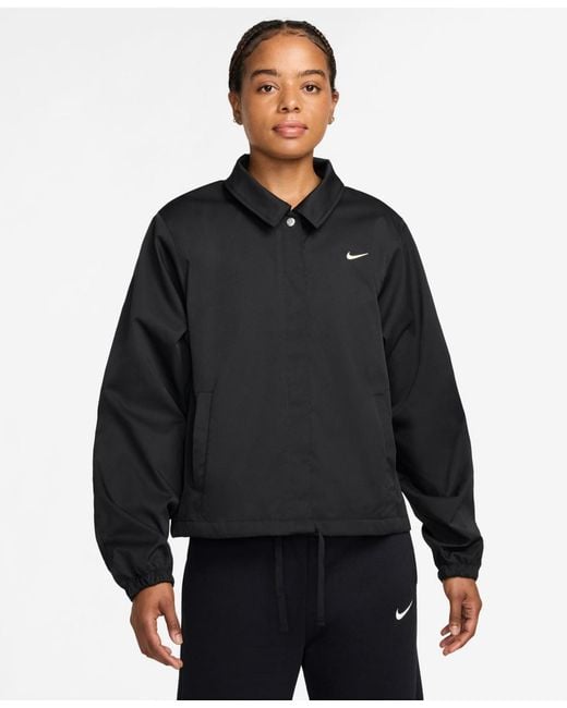 Nike Black Essentials Coaches Jacket