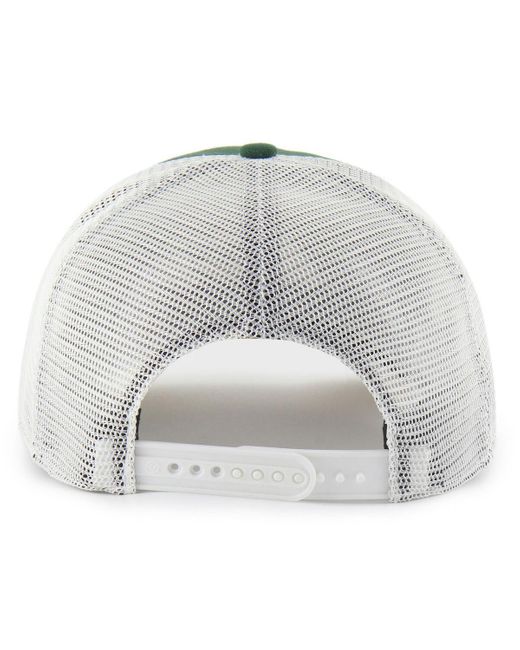 '47 Green And Miami Hurricanes Contemporary Basics Foundation Trucker Hitch Adjustable Hat
