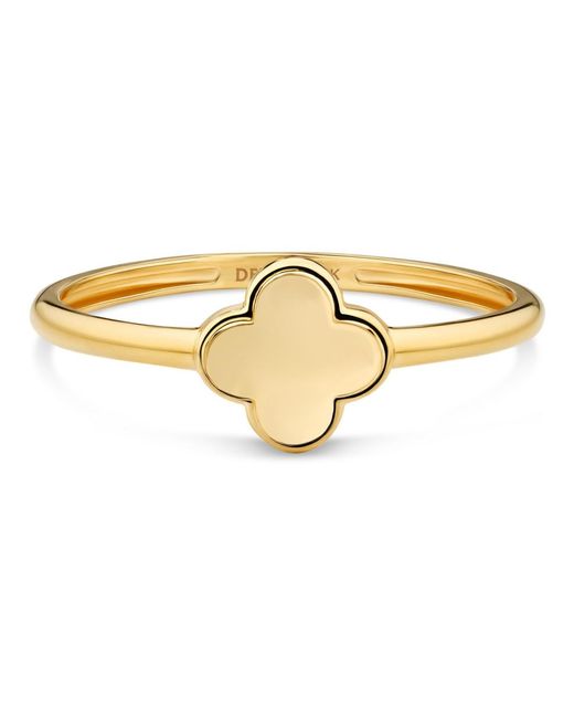 DEVATA Metallic Clover Ring