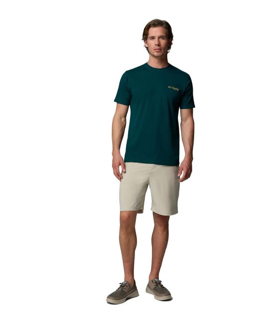 Columbia Green Pfg Border Graphic T-shirt for men