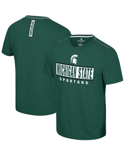 Colosseum Athletics Green Michigan State Spartans No Problemo T-shirt for men