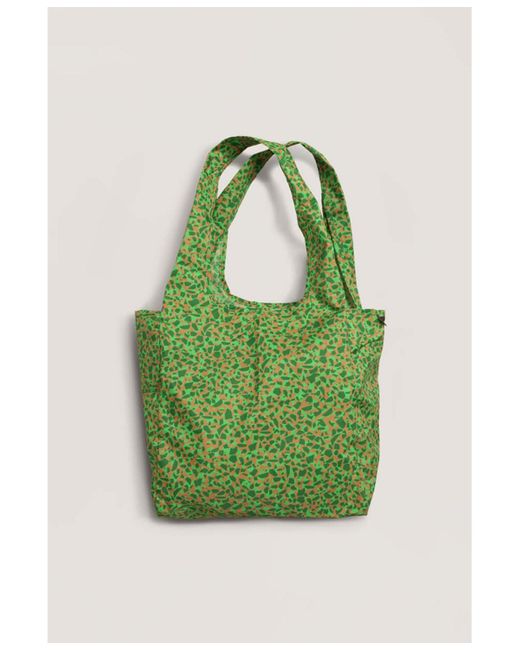 Day Owl Green Packable Tote Bag