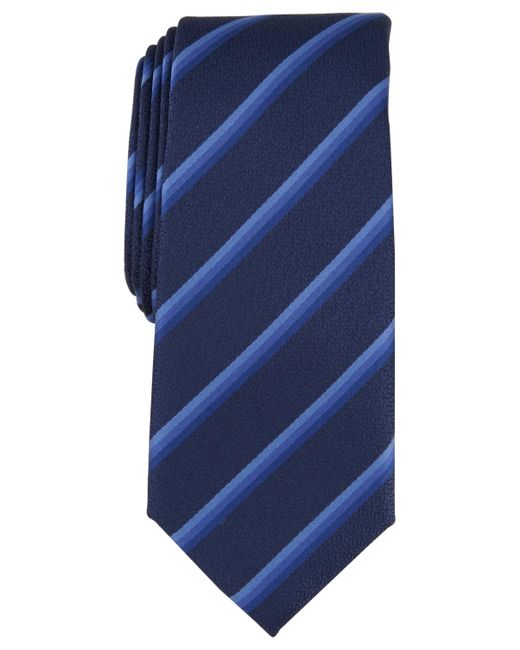 Alfani Blue Vaughn Stripe Tie for men