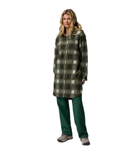 Columbia Green Wildest Venture Long Jacket