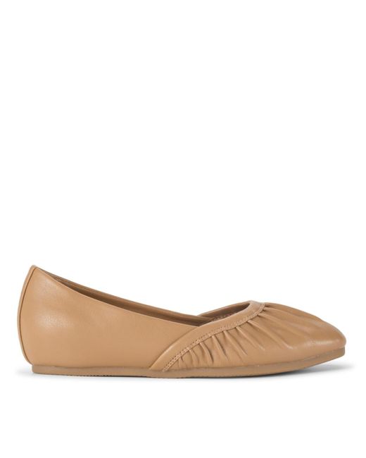 BareTraps Brown Charlie Flats
