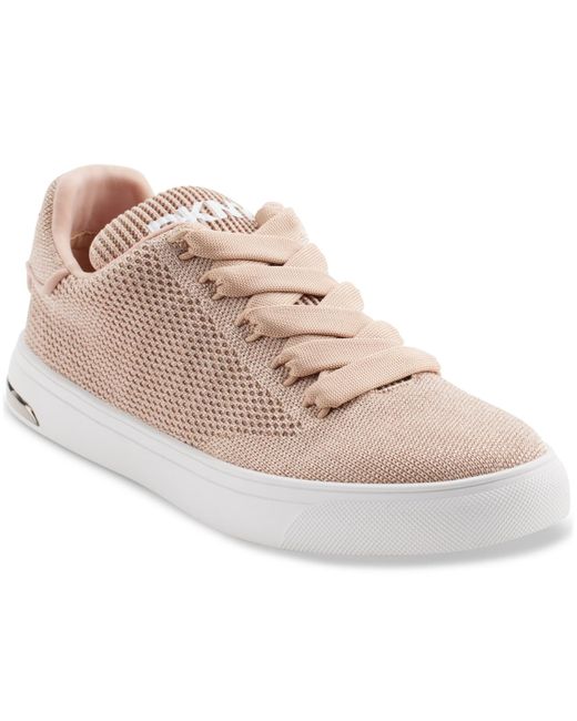 DKNY Pink Abeni Lace-up Low-top Sneakers