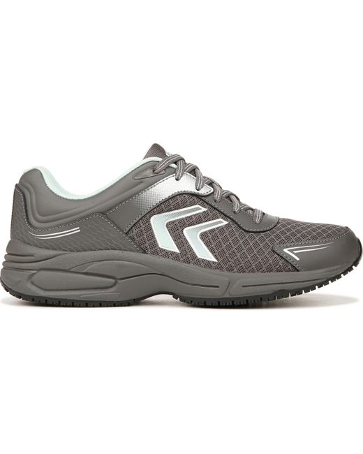Dr. Scholls Gray Blaze Work Slip-resistant Work Oxfords