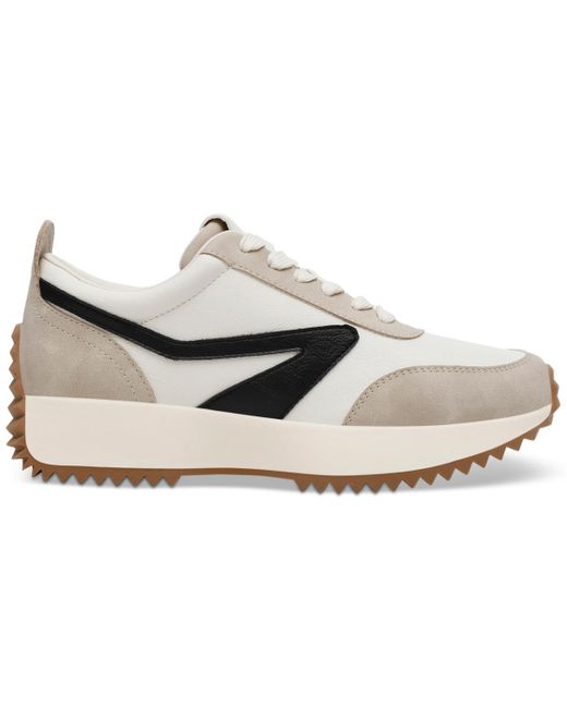 Dolce Vita White Bynx Lace-up jogger Sneakers