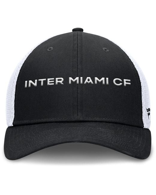 Fanatics Black Inter Miami Cf Rocket Flex Hat for men