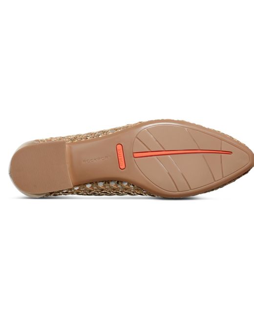 Rockport Pink Tessia Total Motion Slip-on Ballet Dress Flats