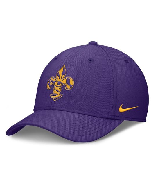 Nike Purple Lsu Tigers Local Swoosh Flex Hat for men