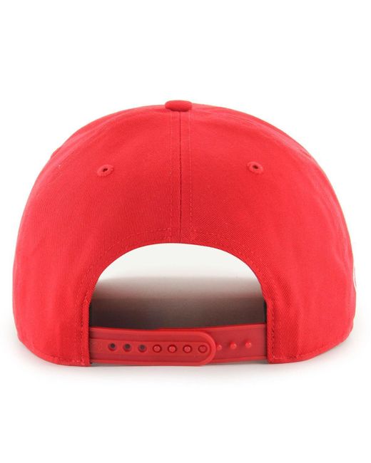 '47 Red San Francisco 49ers Foundational Hitch Adjustable Hat for men