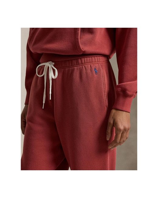 Polo Ralph Lauren Red Fleece Drawstring Sweatpants