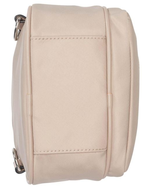 Calvin Klein Shay Nylon Top Buckle Sling Bag in Natural | Lyst
