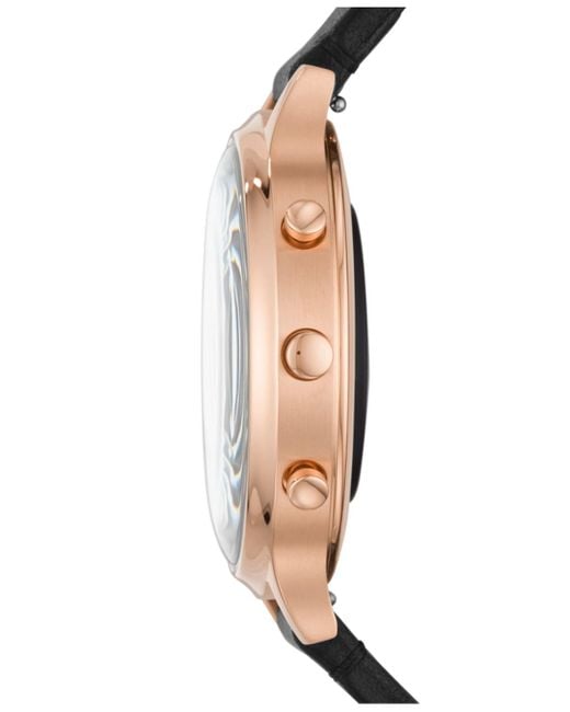 fossil hybrid black