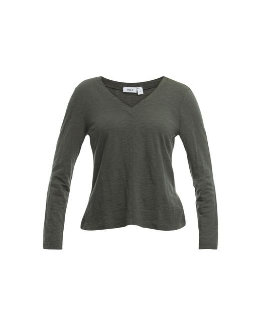 Wilt Gray Clothing Deep V Slim Tee