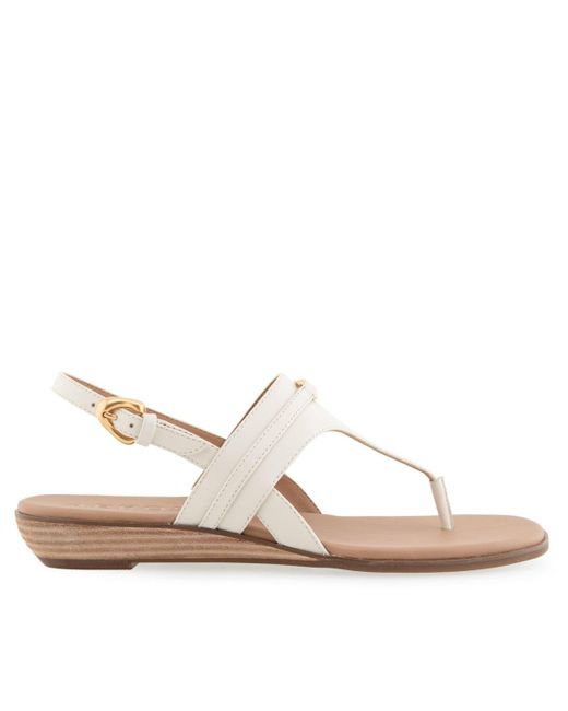 Aerosoles Natural Gemal Thong Open Toe Sandals
