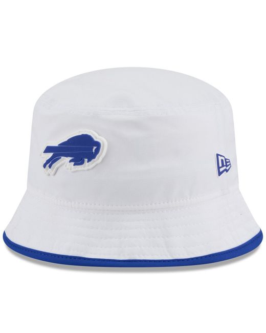 KTZ White Buffalo Bills 2025 Nfl Training Camp Stretch Bucket Hat for men