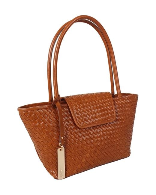 Lodis Brown Vega Medium Satchel Bag