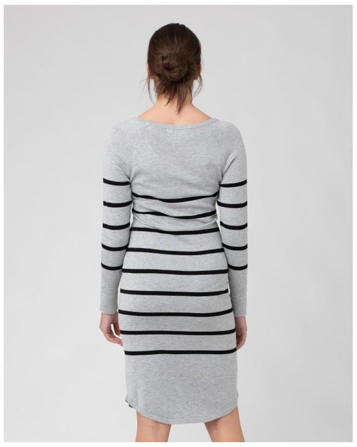 Ripe Maternity Gray Maternity Valerie Tunic Dress