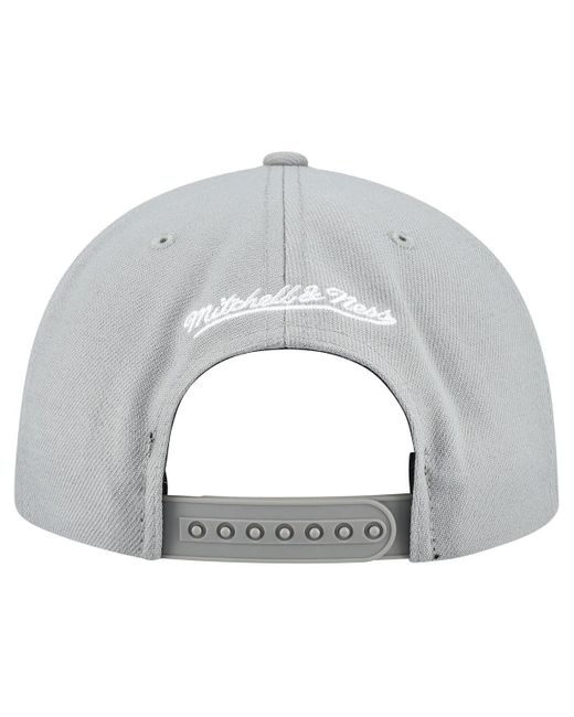 Mitchell & Ness Gray Chicago White Sox Cooperstown Collection Basic Flip Snapback Hat for men