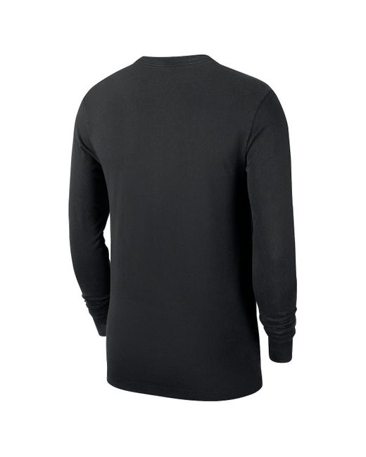 Nike Black Minnesota Timberwolves Authentic Long Sleeve Practice T-shirt for men