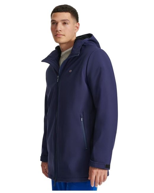 Champion Blue Performance Hooded for men