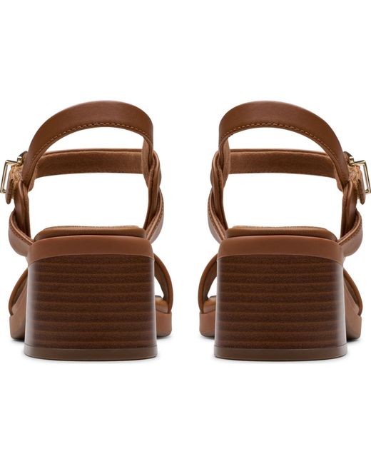 Clarks Brown Collection Jaylan Ray Square Toe Sandals