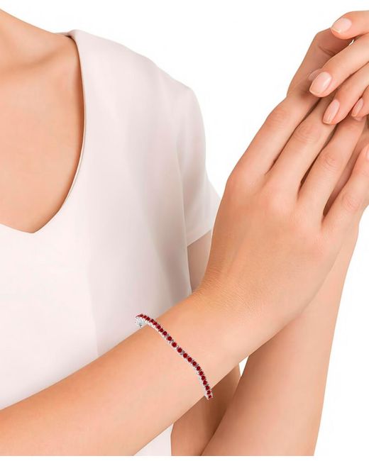 Macy's White Simulated Round Adjustable Bracelet