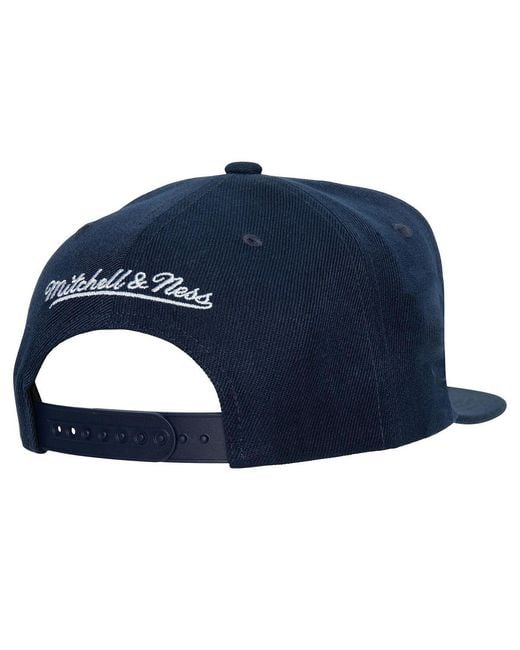 Mitchell & Ness Blue Houston Astros Cooperstown Collection Basic Flip Snapback Hat for men