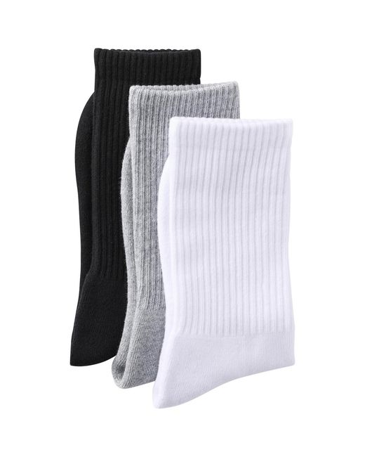 Cotton On White Essential Socks 3-pack for men