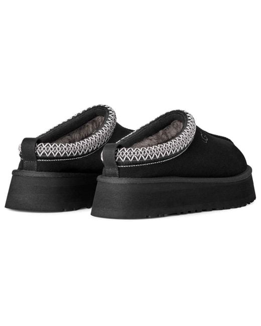 Ugg Black Tazz Ii Platform Slippers