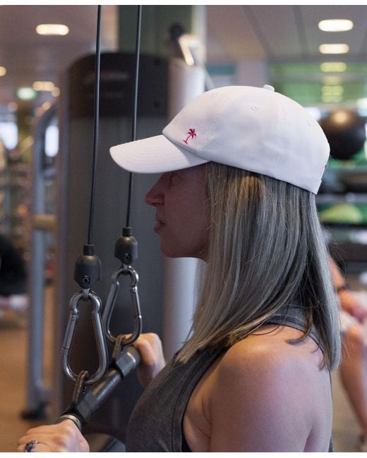 SHADY LADY White Adjustable Performance Hat