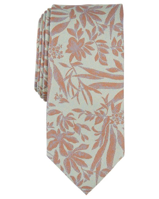 Tallia White Enis Botanical Tie for men