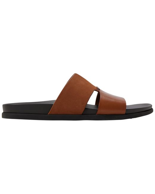 ALDO Brown Marcelo Flat Sandals for men