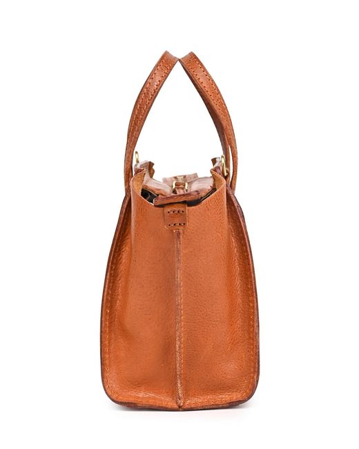 Old Trend Brown Iris Mini Tote Bag