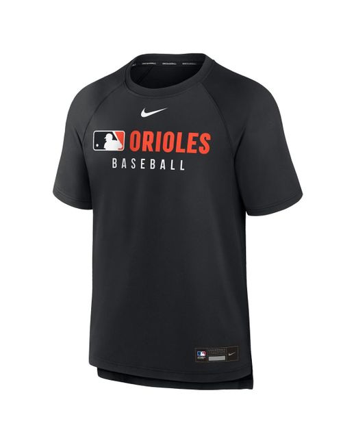 Nike Black San Francisco Giants Authentic Collection Pregame Raglan Performance T-shirt for men