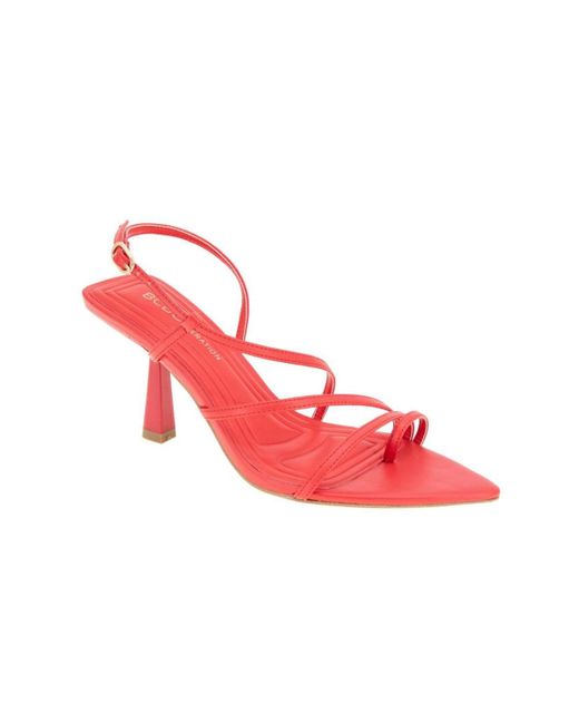 BCBGeneration Pink Ilta Strappy Pointed-toe Dress Sandals