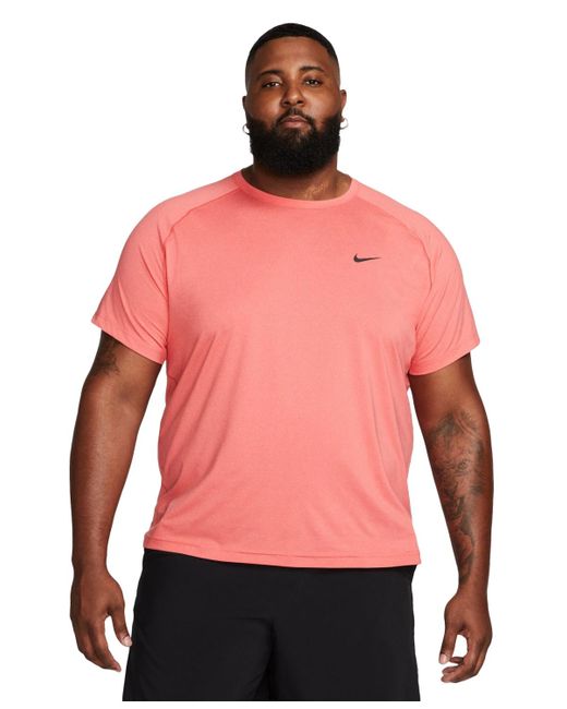 Nike Red Relaxed-fit Dri-fit Short-sleeve Fitness T-shirt for men