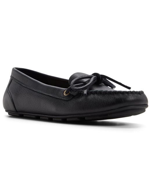 Sperry Top-Sider Women's Black Bow Driver Round Toe Boat Shoes