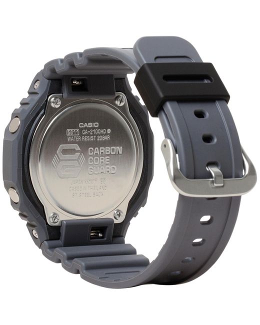 G-Shock Analog Digital Gray Resin Strap Watch 45mm for men