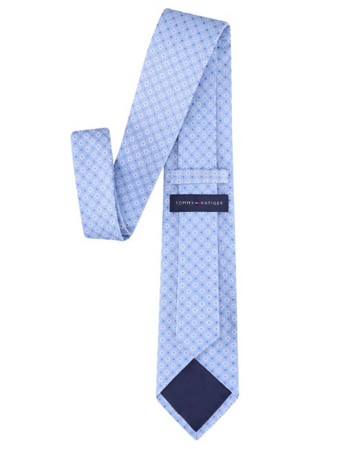 Tommy Hilfiger Blue Pinzolo Floral Neat Tie for men
