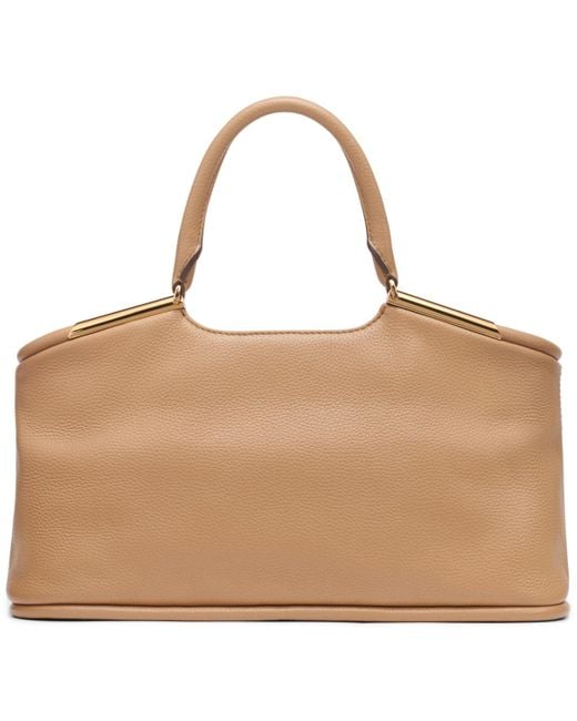 Karl Lagerfeld Natural Valerie Large Satchel Bag