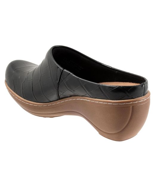 Softwalk® Black Madison Clog