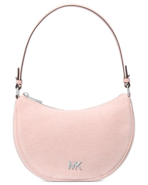 Michael Kors Pink Michael Kyla Small Hazy Blue Convertible Crossbody