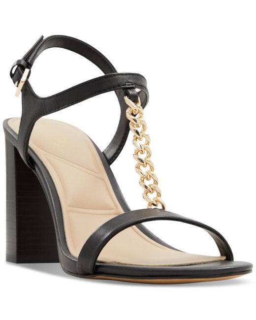 ALDO Black Clelia Chain Platform Dress Sandals