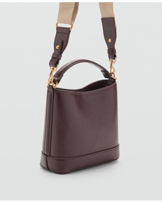 Mango Red Small Bucket Bag