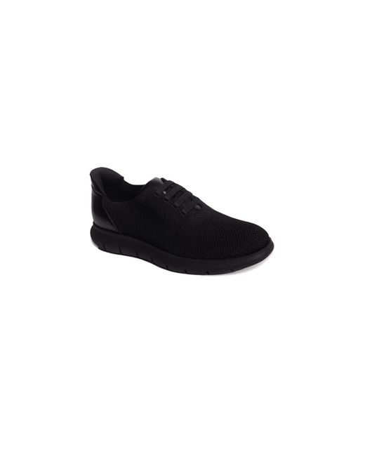 Marc Joseph New York Black Victory Street Hands-free Slip On Technology Lightweight Mesh Oxfords for men