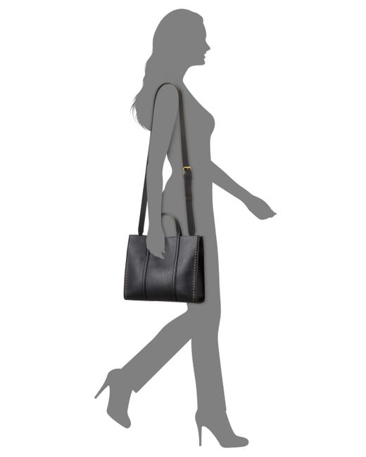 Style & Co. Black Boxy Medium Tote