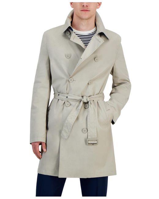 Tommy Hilfiger Gray Modern-fit Raincoat for men